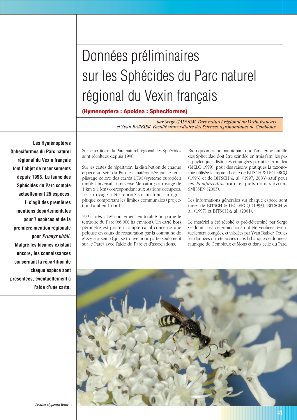Courrier Scientifique Du Parc Naturel Régional Du Vexin Français N°2 - 2006