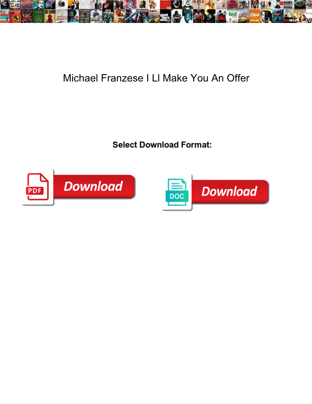 Michael Franzese I Ll Make You an Offer