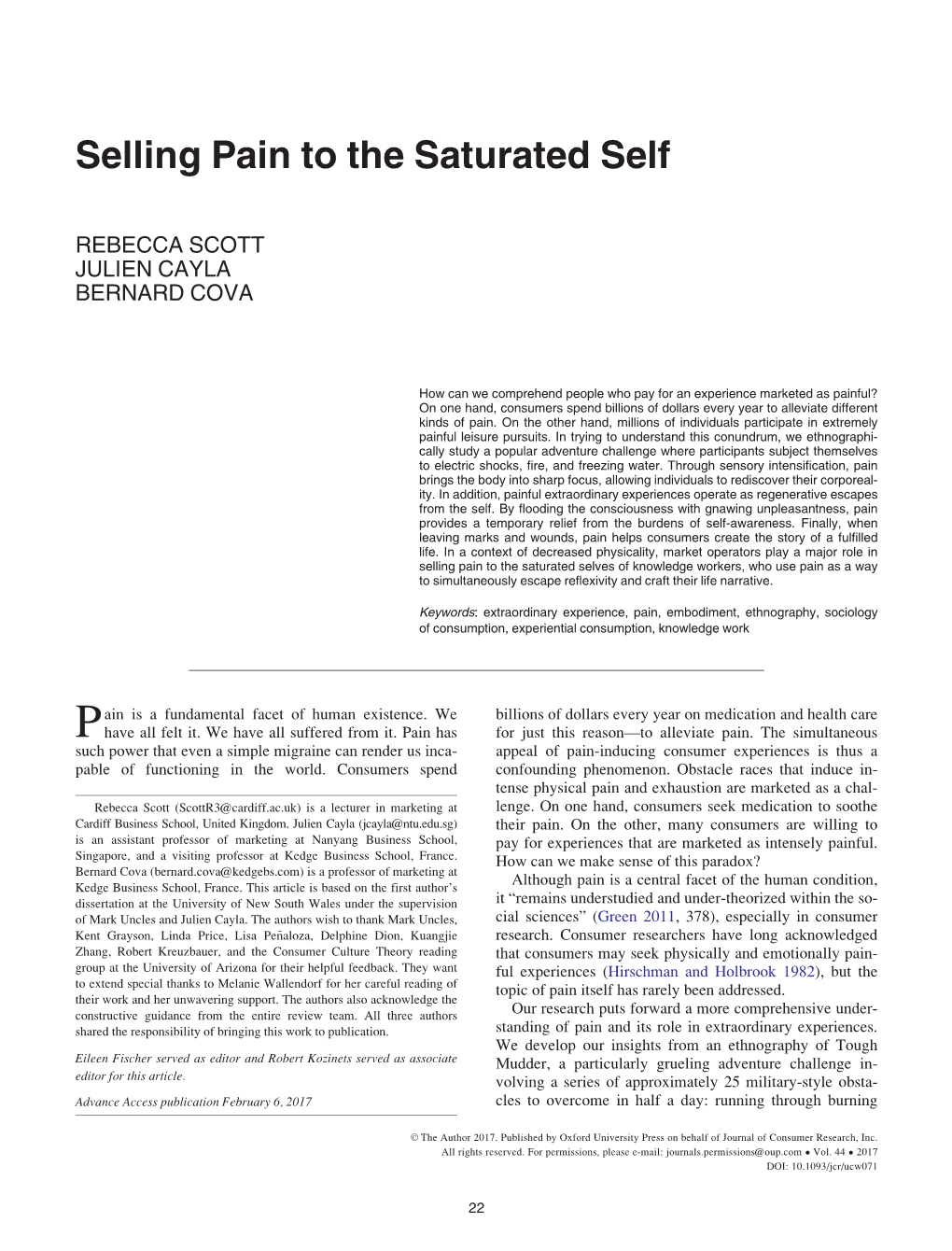 Selling-Pain-To-The-Saturated-Self.Pdf