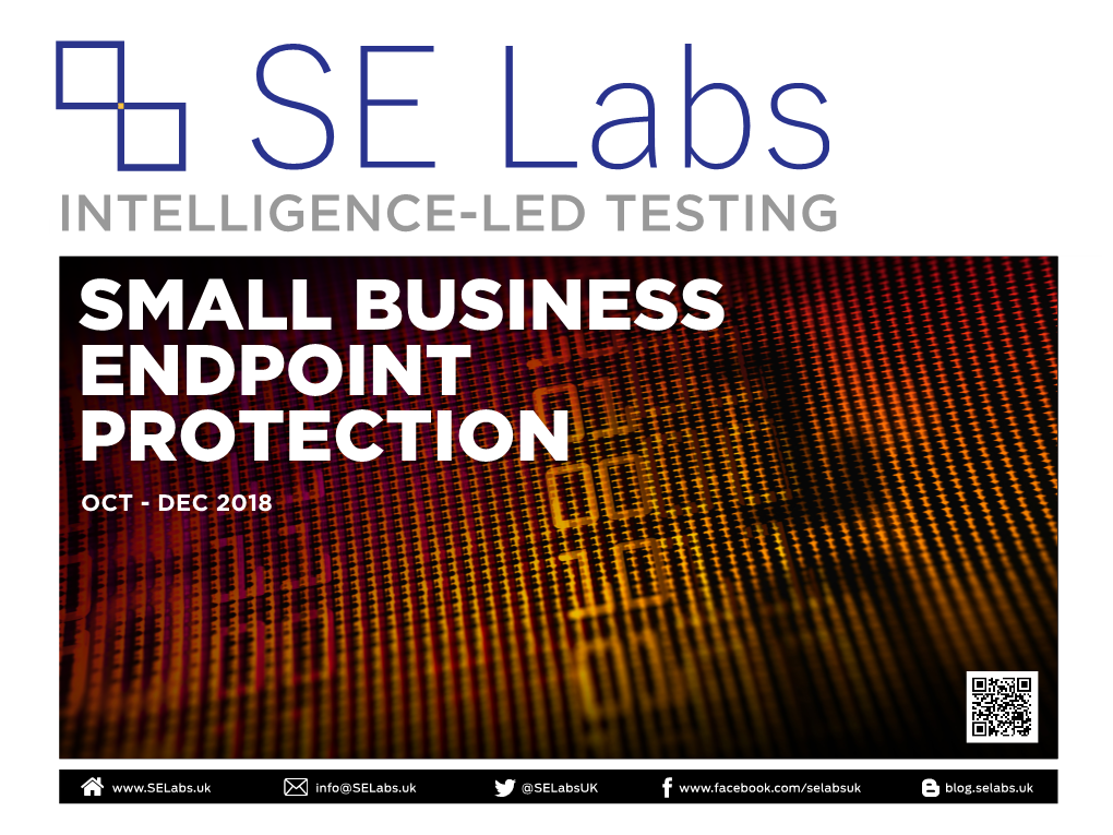 Q4 Small Business Endpoint Protection OCT-DEC 2018