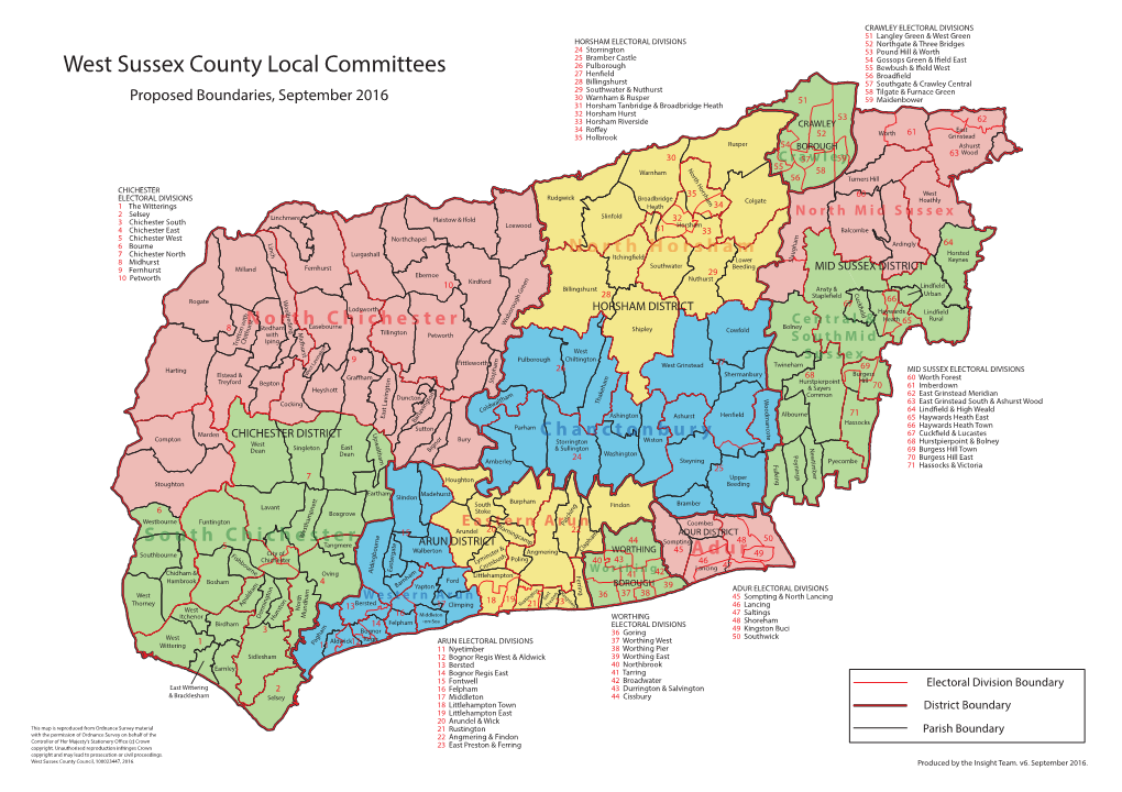 West Sussex County Local Committees