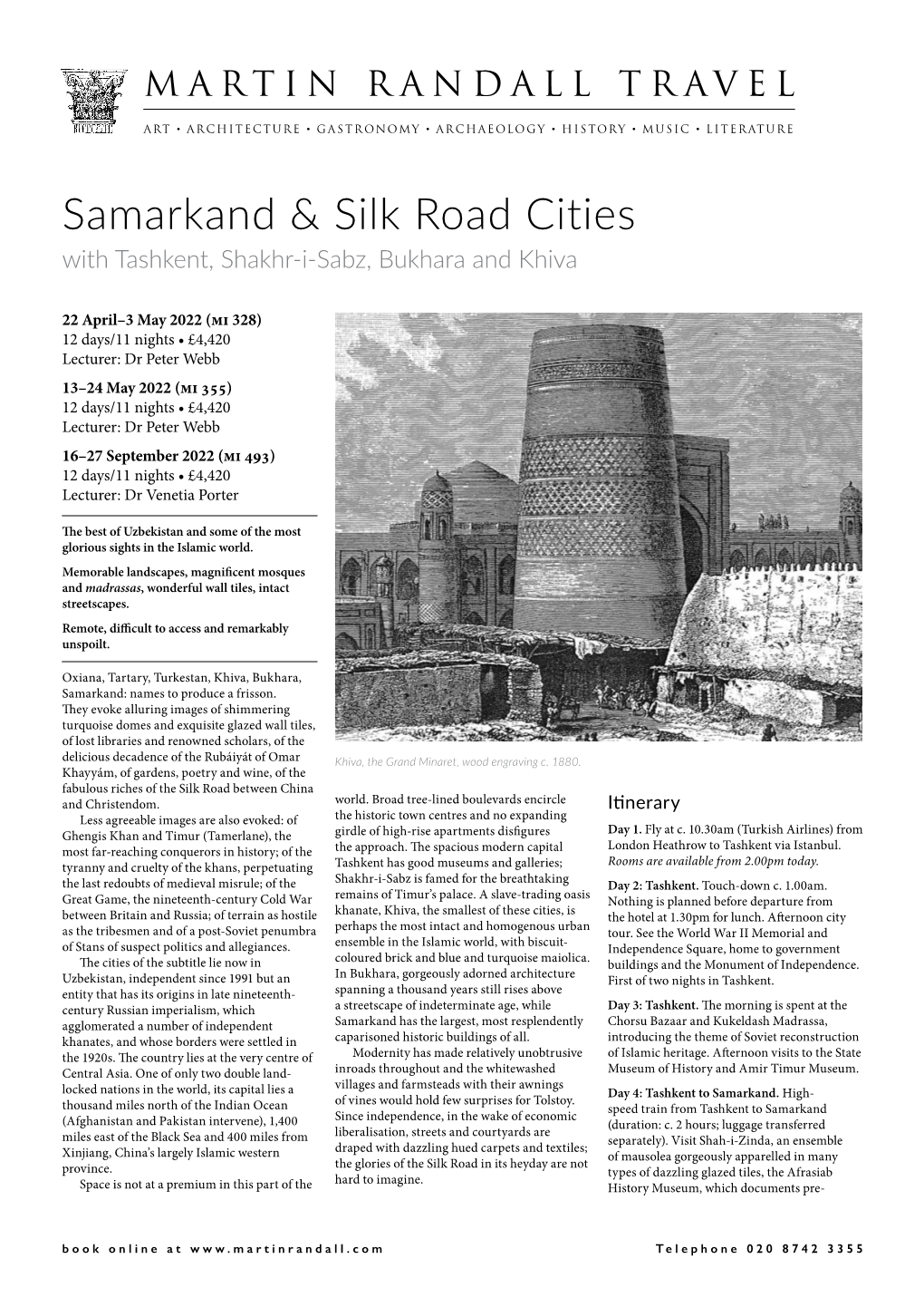 Samarkand & Silk Road Cities