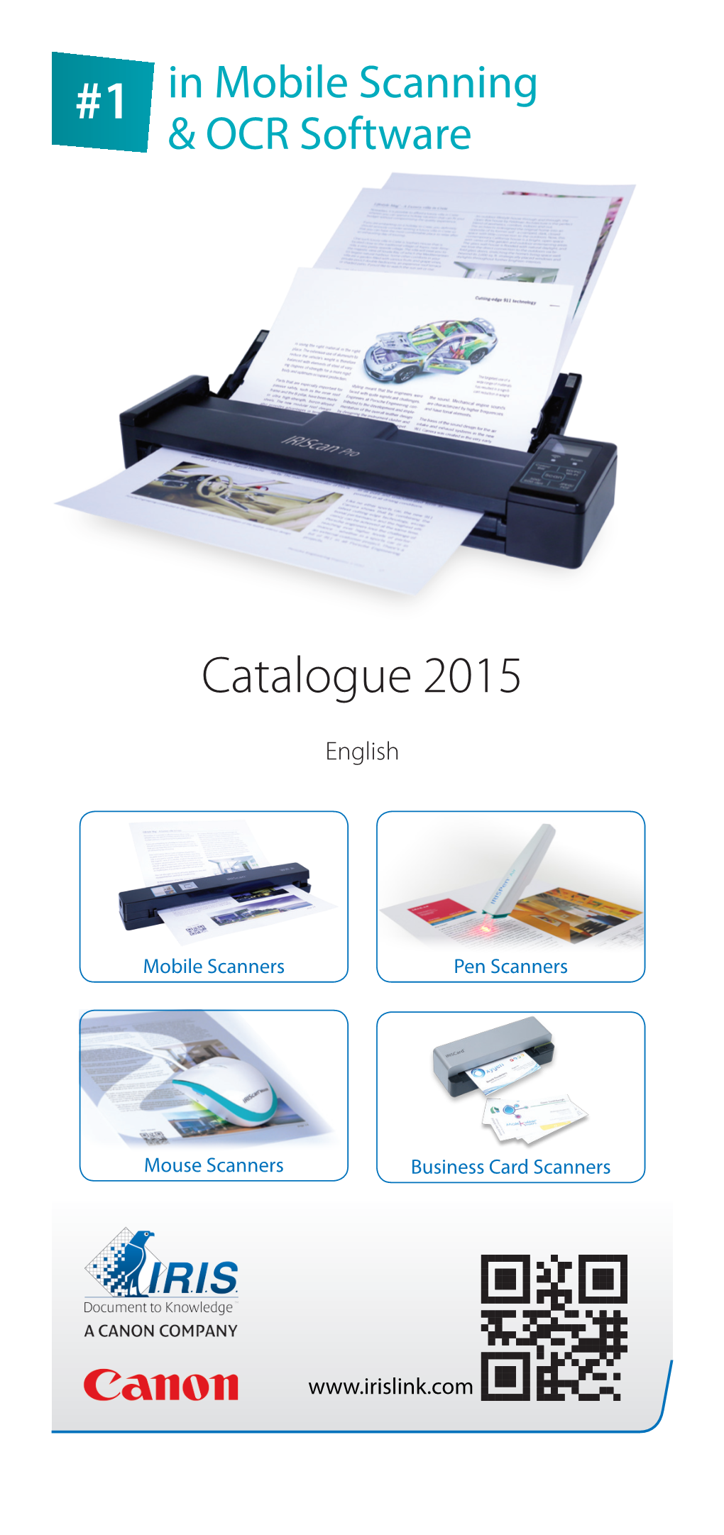 I.R.I.S. P&T : Catalogue H1 2014 : English
