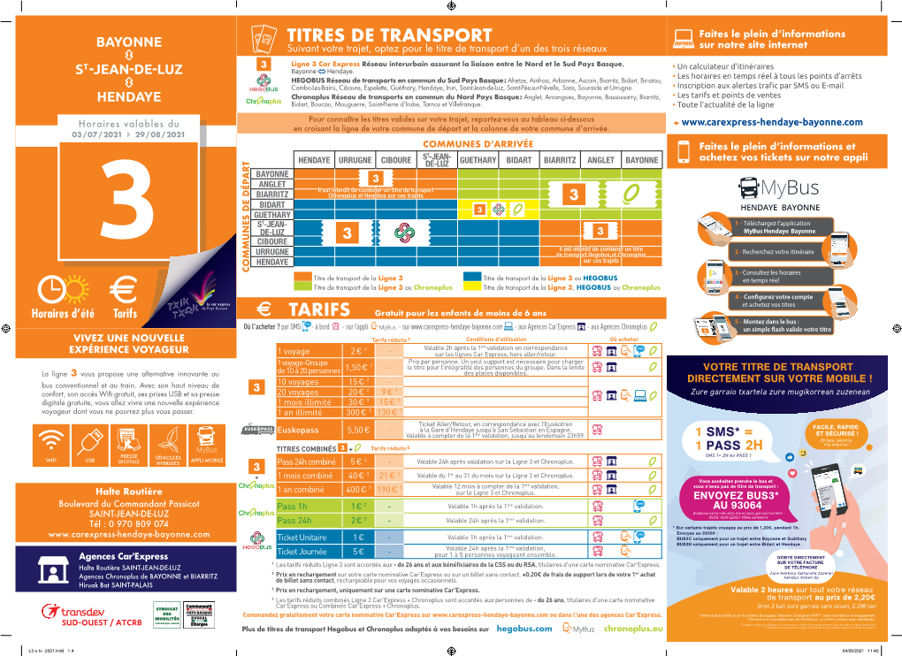 Bayonne / Saint Jean De Luz / Hendaye