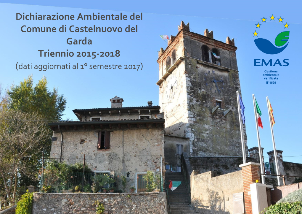 Dichiarazione Ambientale Del Comune Di Castelnuovo Del Garda Triennio 2015-2018