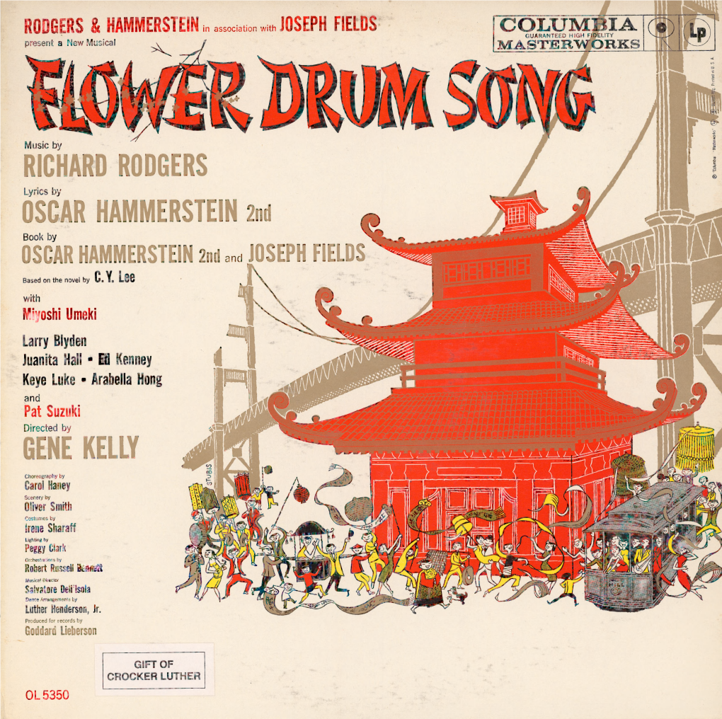 FLOWER DRUM SONG | MASTERWORKS GUARANTEED HIGH-FIDELITY | Music by Lyrics by a Rodgers and Hammerstein Records, Inc