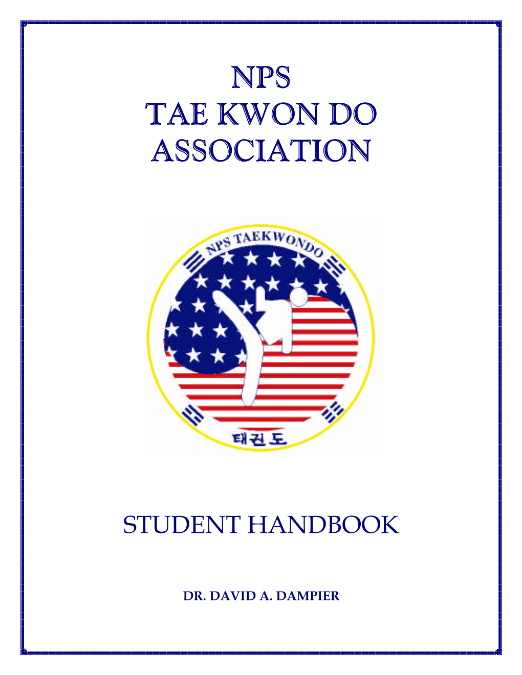 Nps Tae Kwon Do Tae Kwon Do Association
