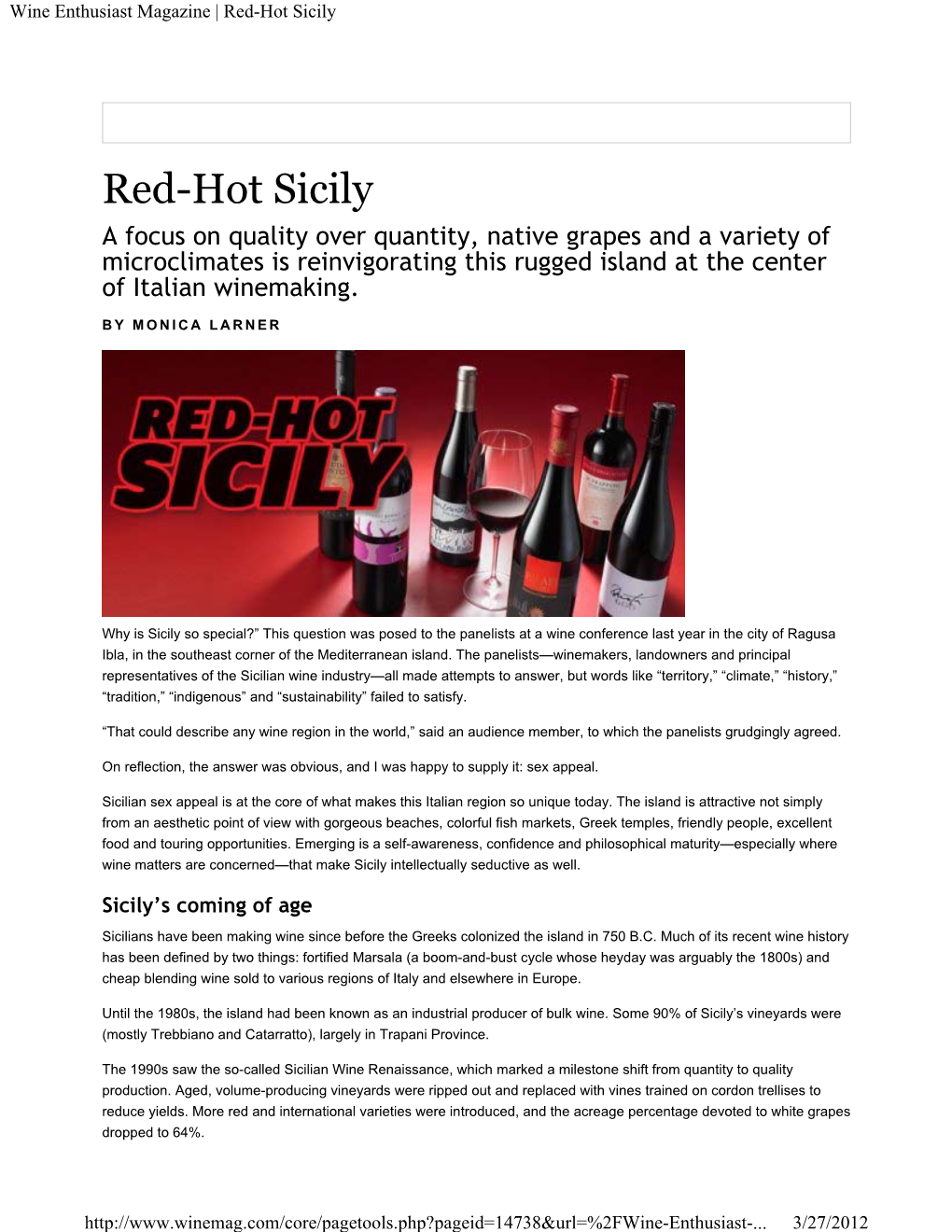 Red-Hot Sicily