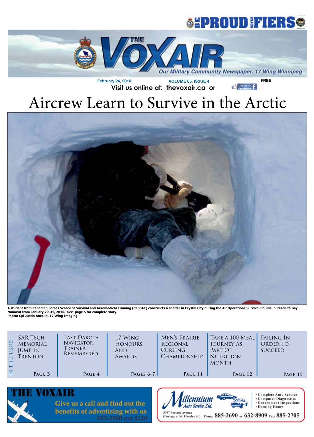 Aircrew Learn to Survive in the Arctic