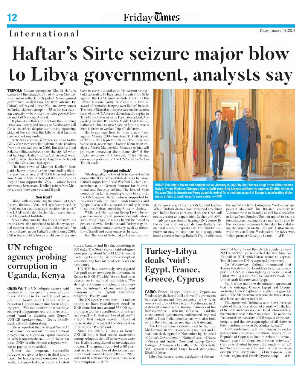 Haftar's Sirte Seizure Major Blow to Libya Government, Analysts
