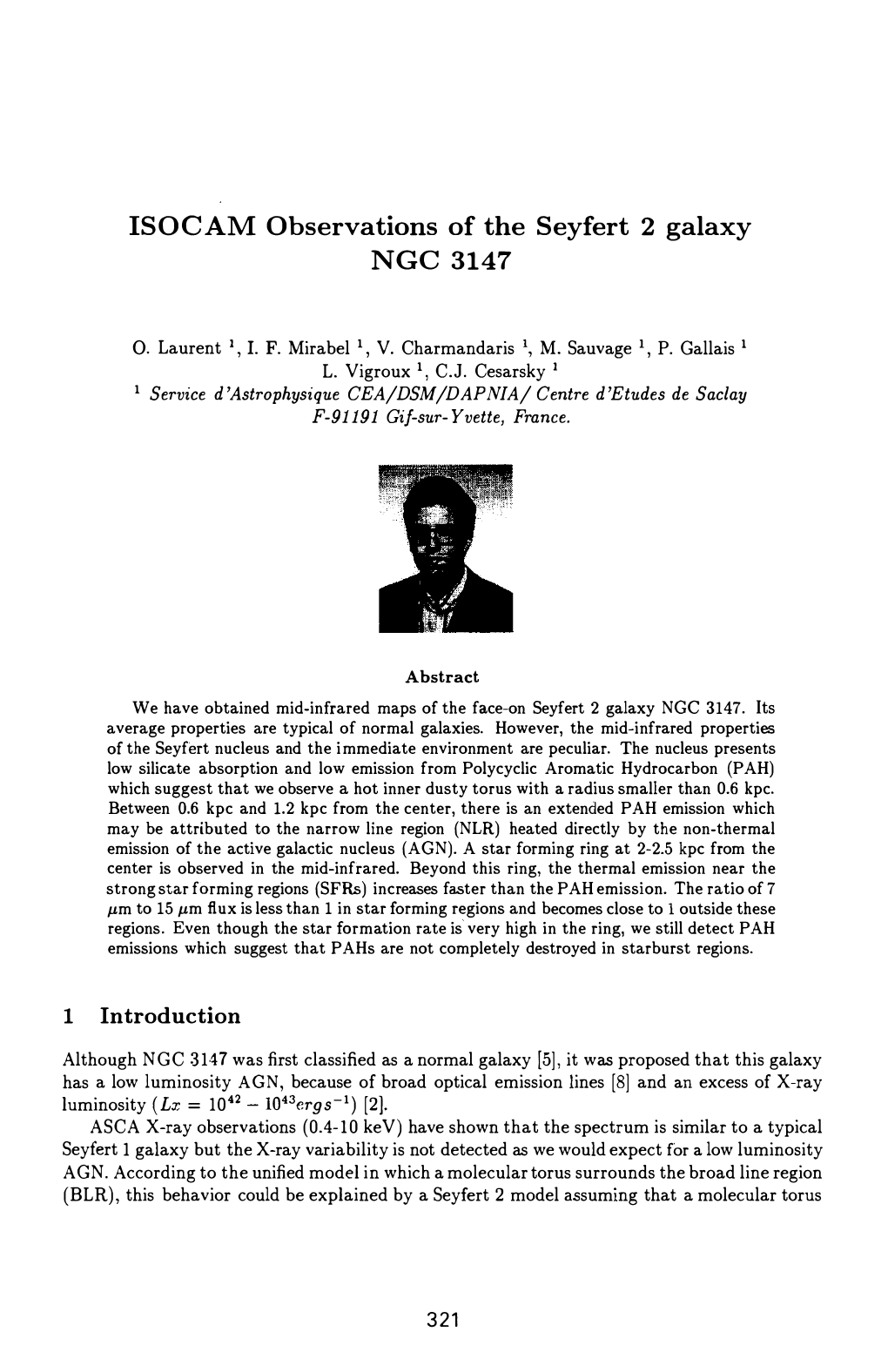 ISOCAM Observations of the Seyfert 2 Galaxy NGC 3147