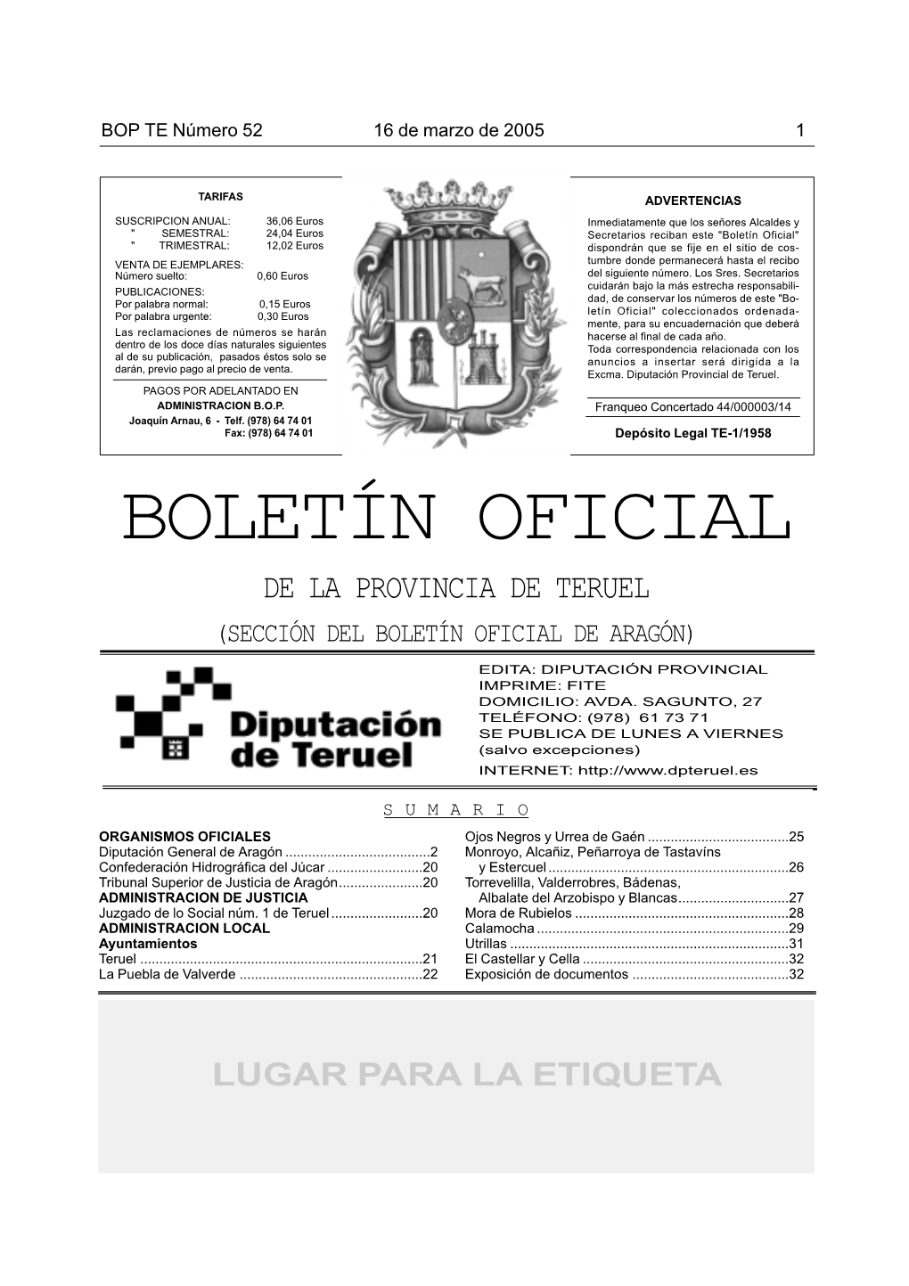 Boletín Oficial