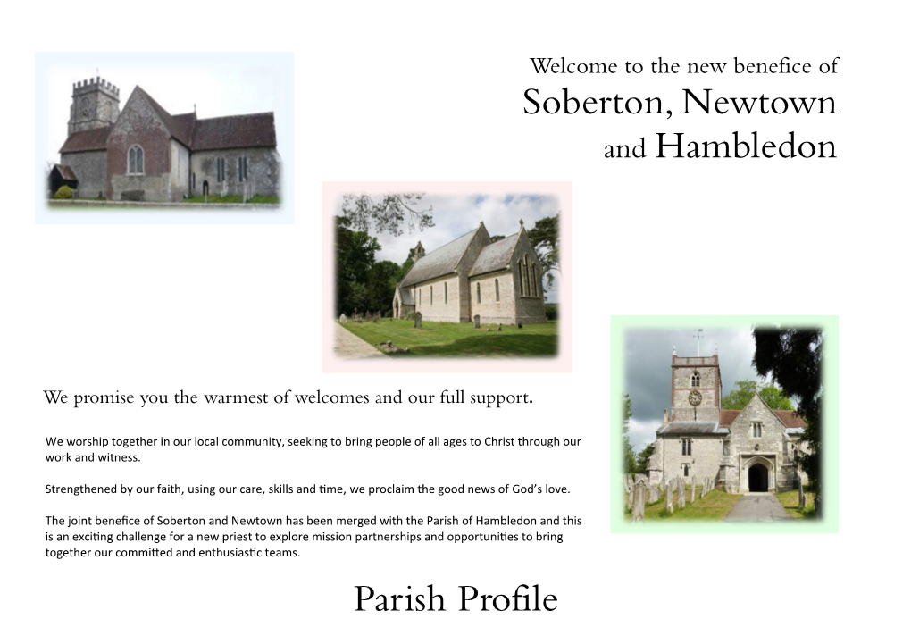 Soberton, Newtown and Hambledon Parish Profile