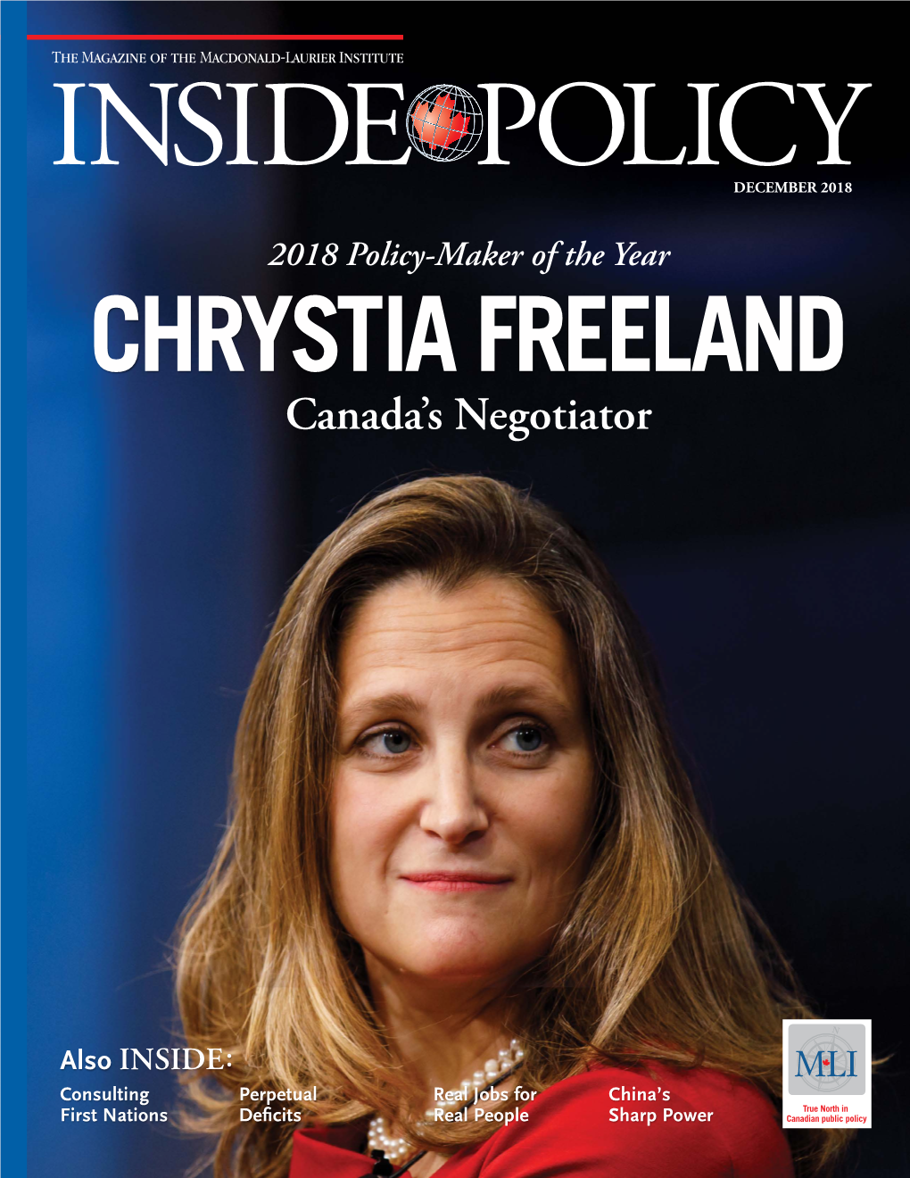 CHRYSTIA FREELAND Canada’S Negotiator