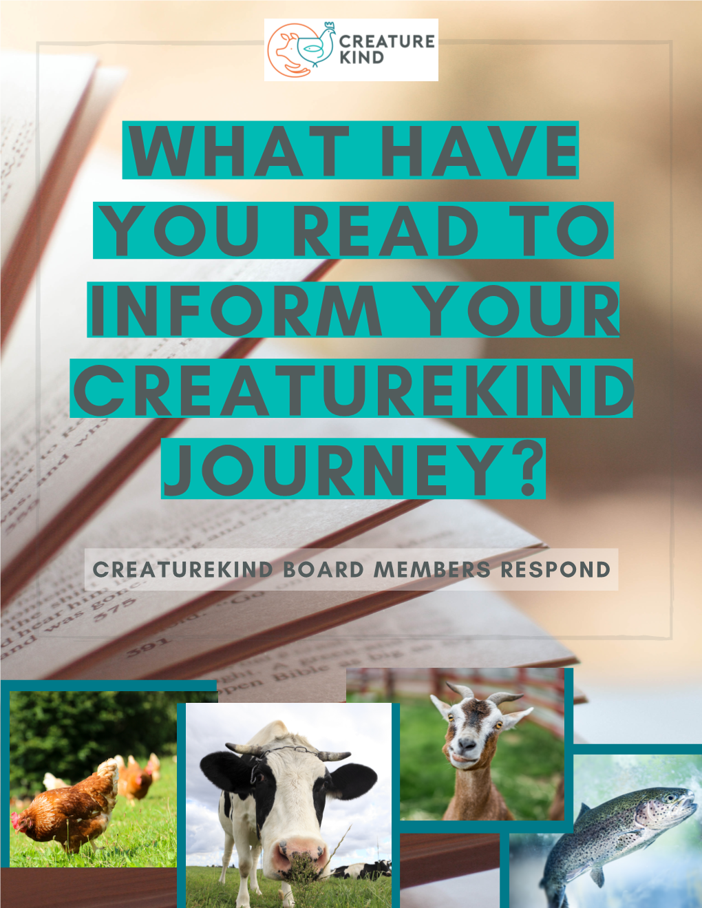 What Have You Read to Inform Your Creaturekind Journey?