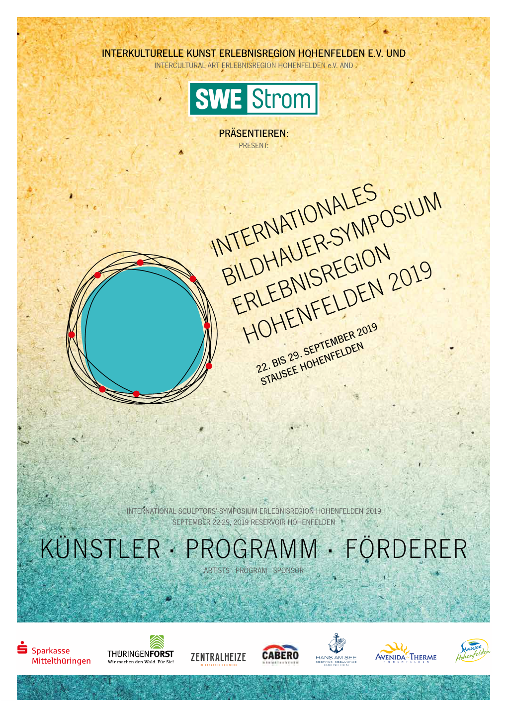 Broschüre Zum Internationalem Bildhauersymposium 2019