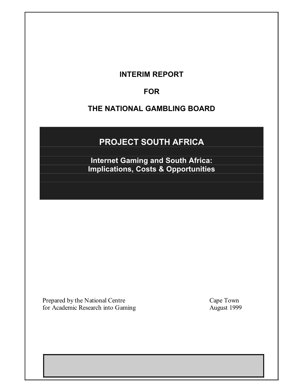 Project South Africa