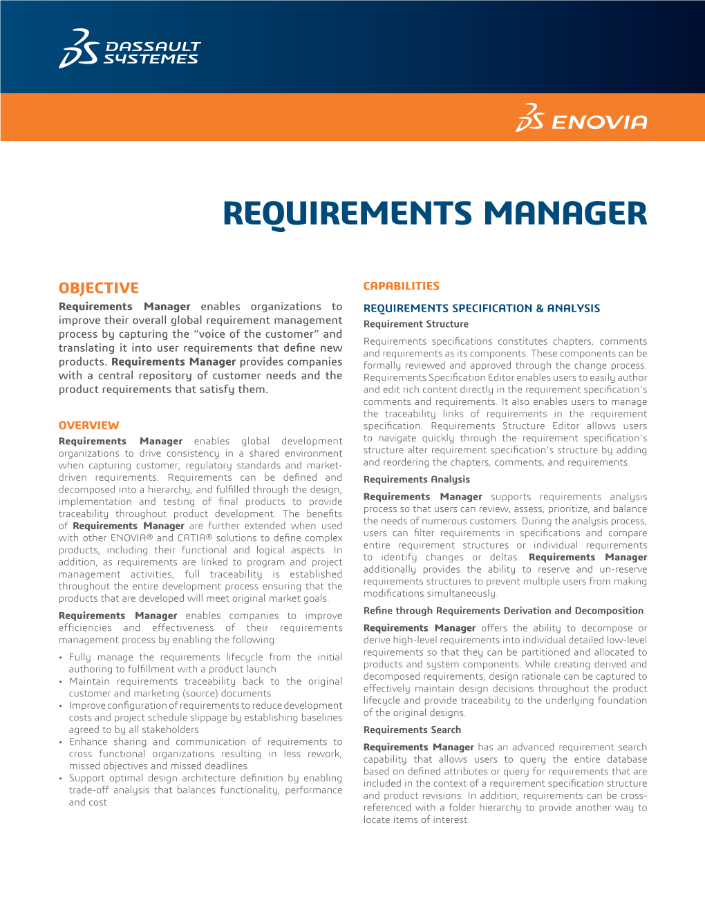 Requirements Manager