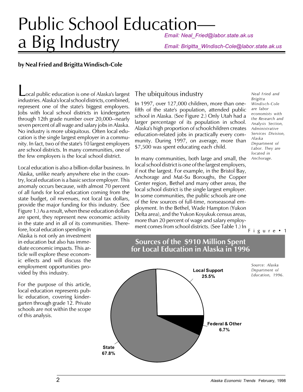 Public School Education a Big Industry