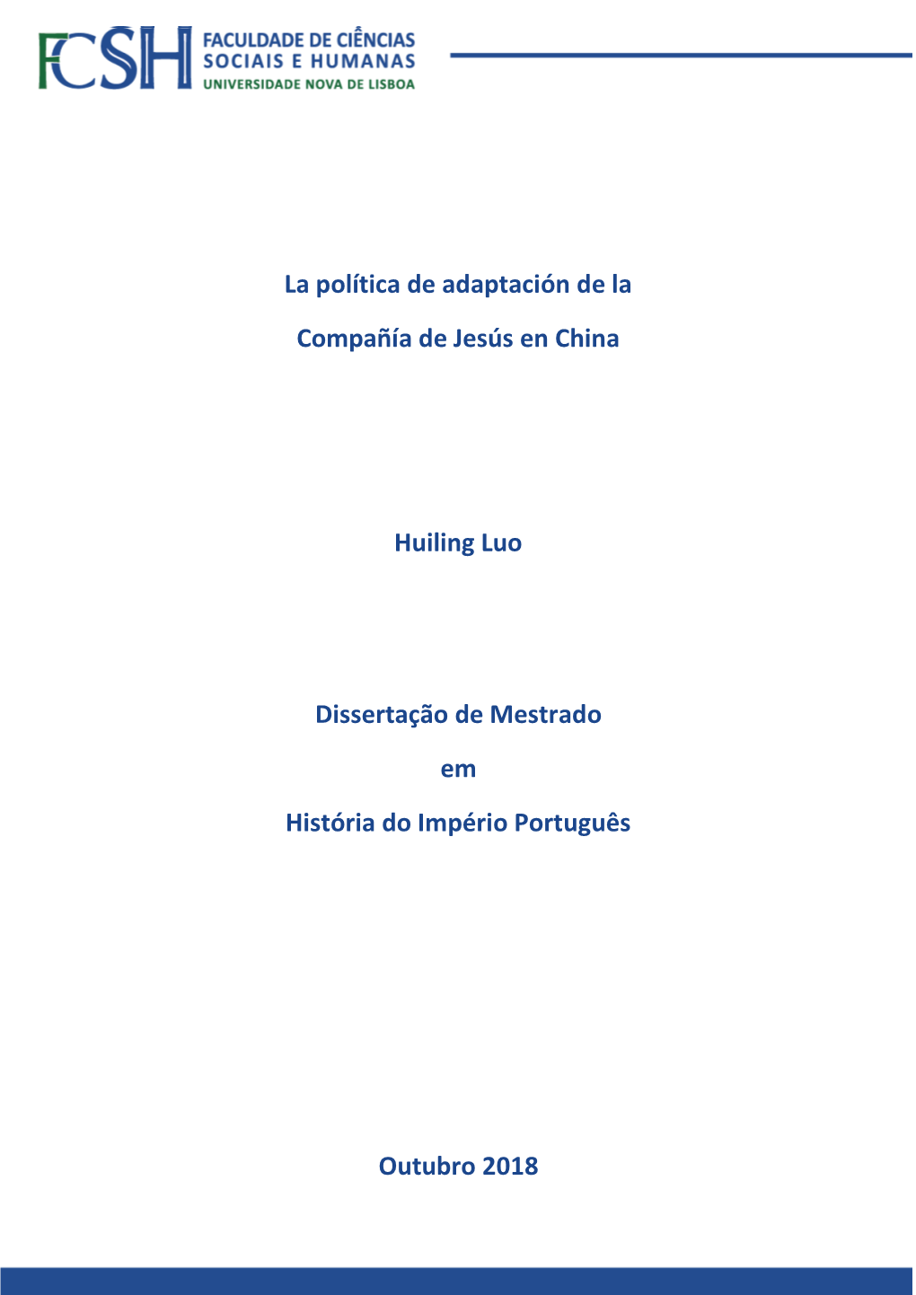 La Política De Adaptación De La Compañía De Jesús En China