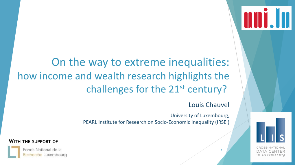 Income Inequality: Economic Disparities and the Middle Class in Affluent Countries Edited By: Janet C