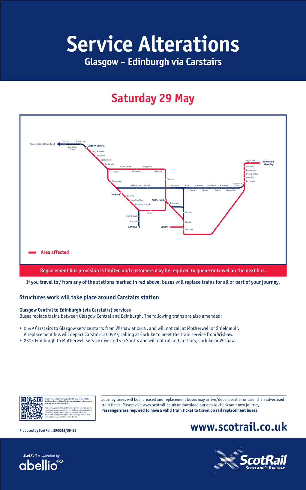 Glasgow – Edinburgh Via Carstairs