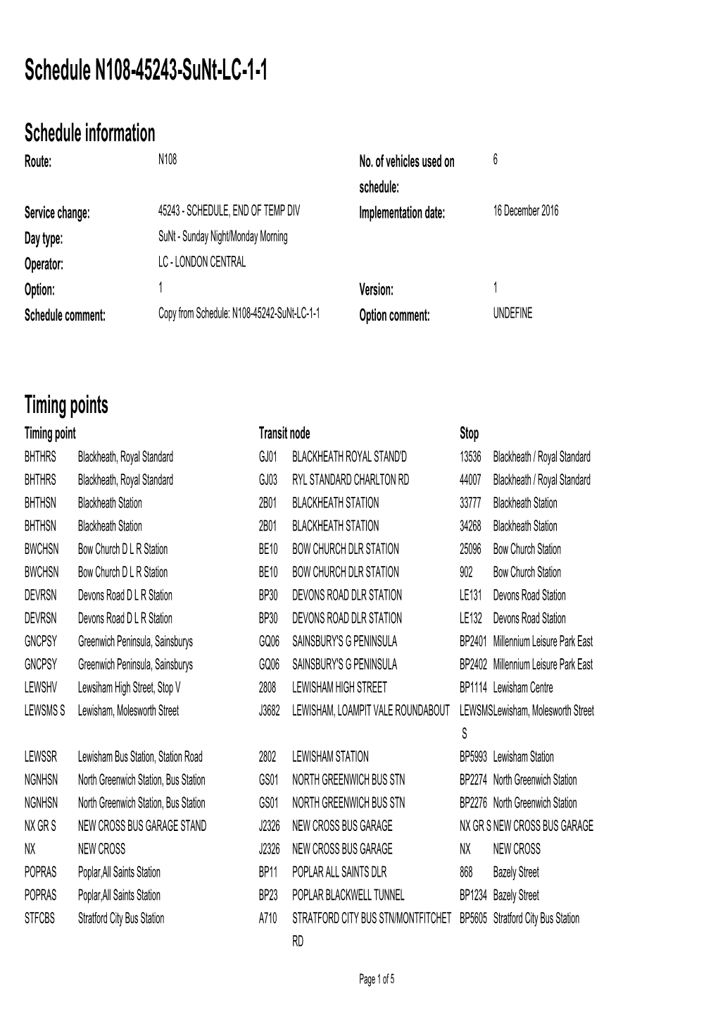 Standard Schedule N108-45243-Sunt-LC-1-1