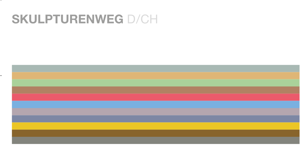 Broschüre Skulpturenweg D-CH