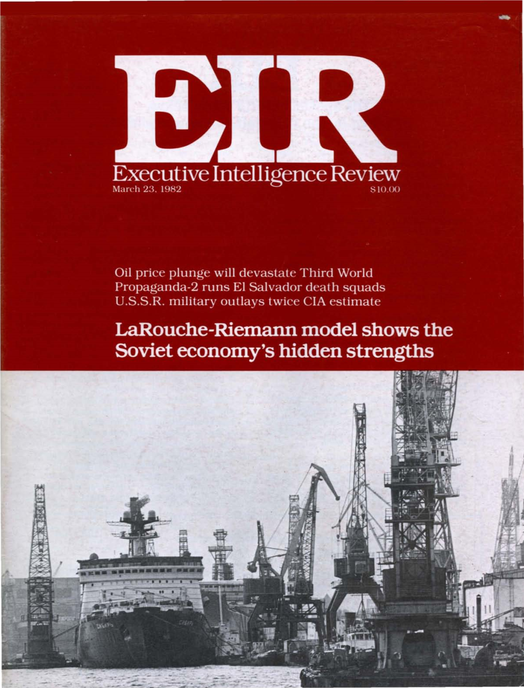 Executive Intelligence Review, Volume 9, Number 11, March 23