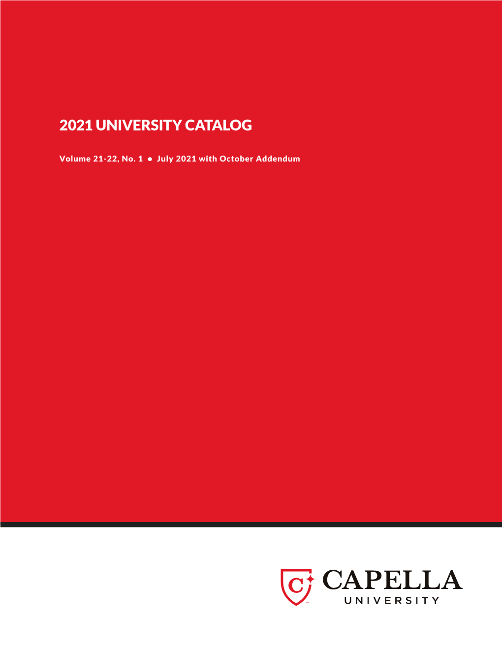 2021 University Catalog