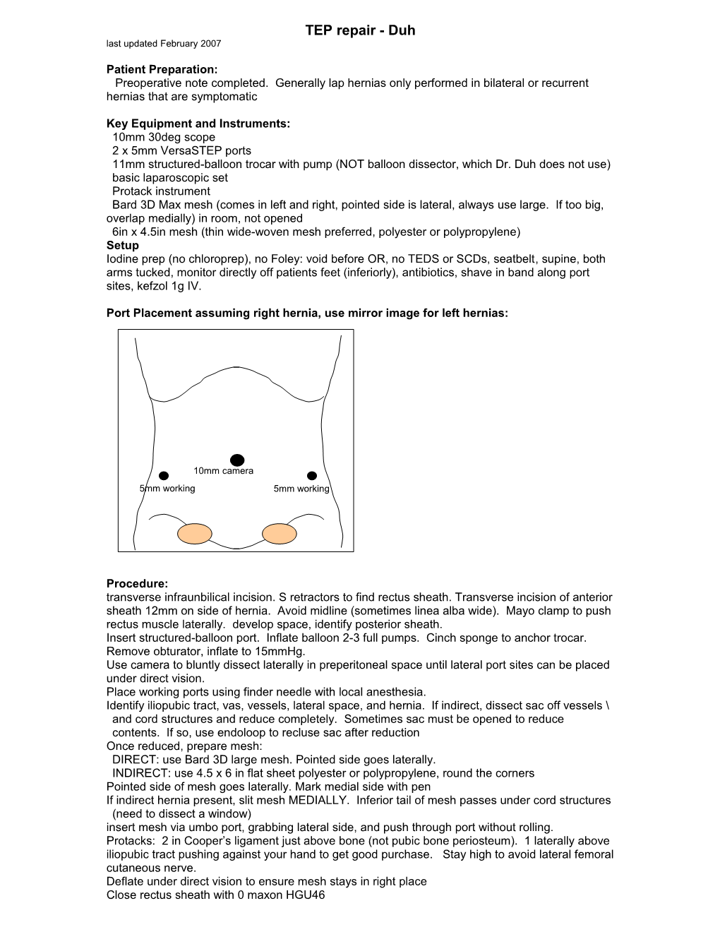 Lap Gastrojejunostomy - Way s1