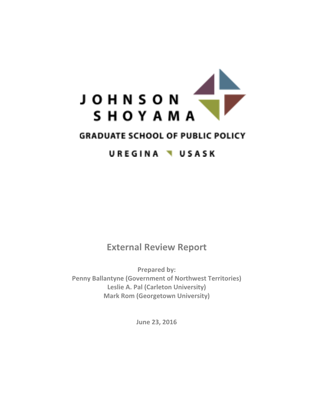 JSGS External Review Report