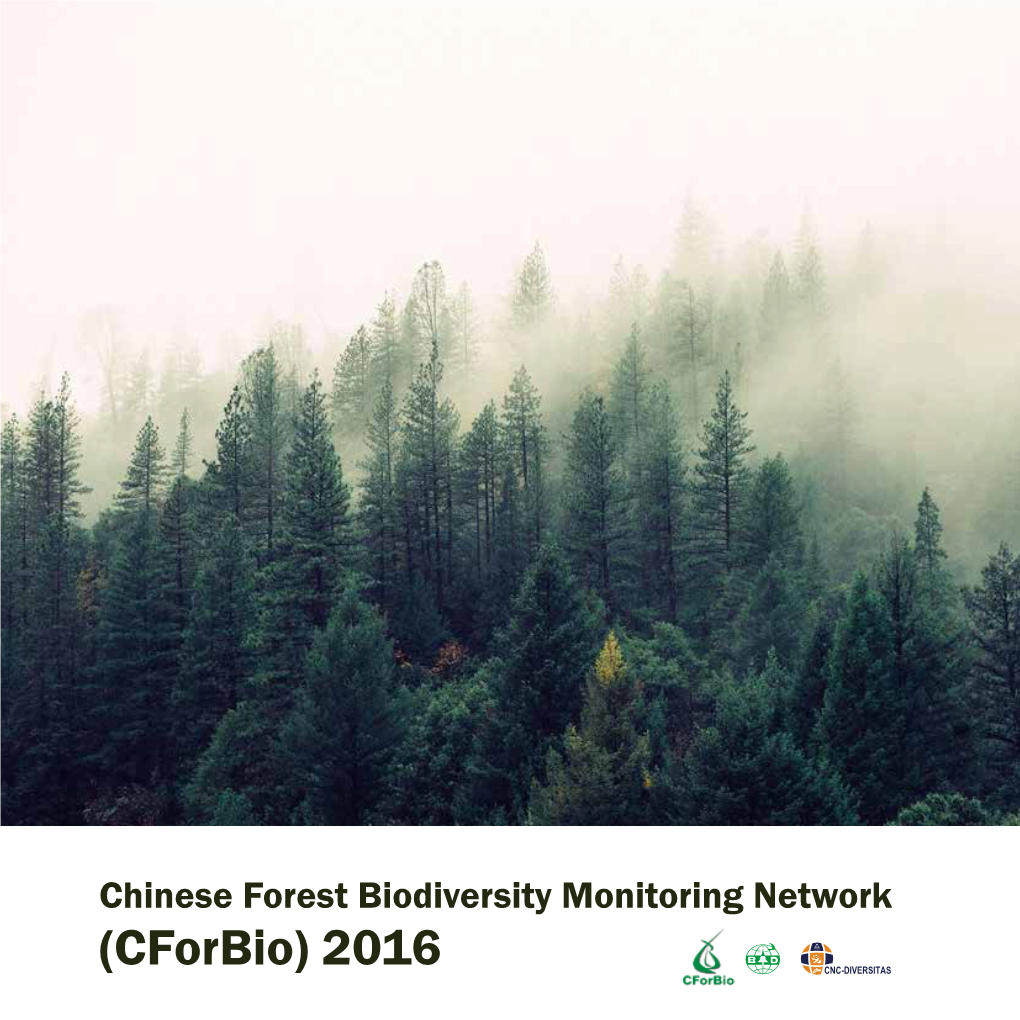 (Cforbio) 2016 Chinese Forest Biodiversity Monitoring Network (Cforbio)2016