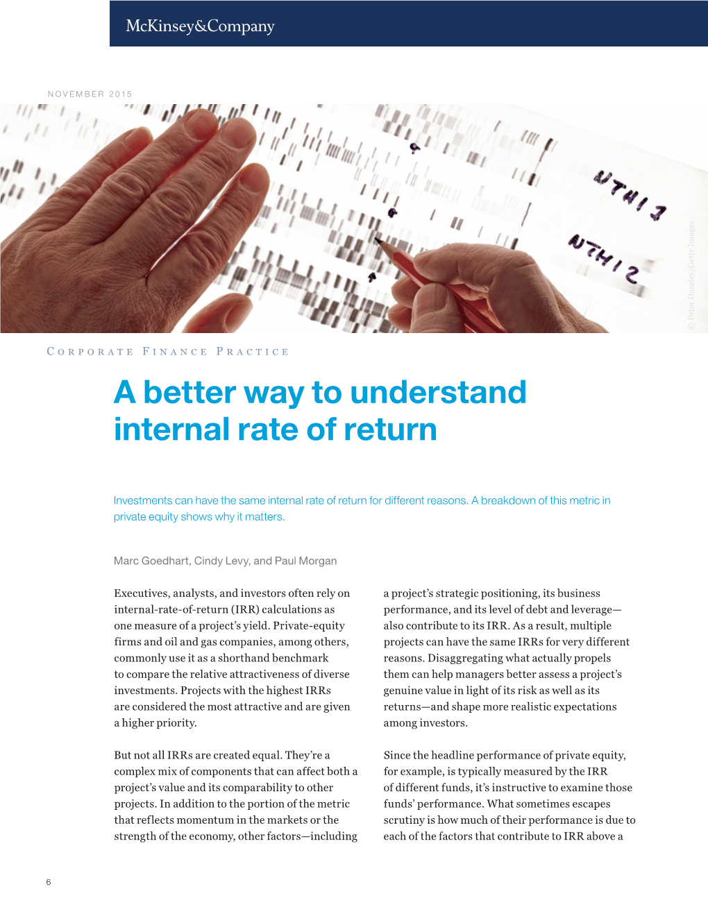 A Better Way to Understand Internal Rate of Return