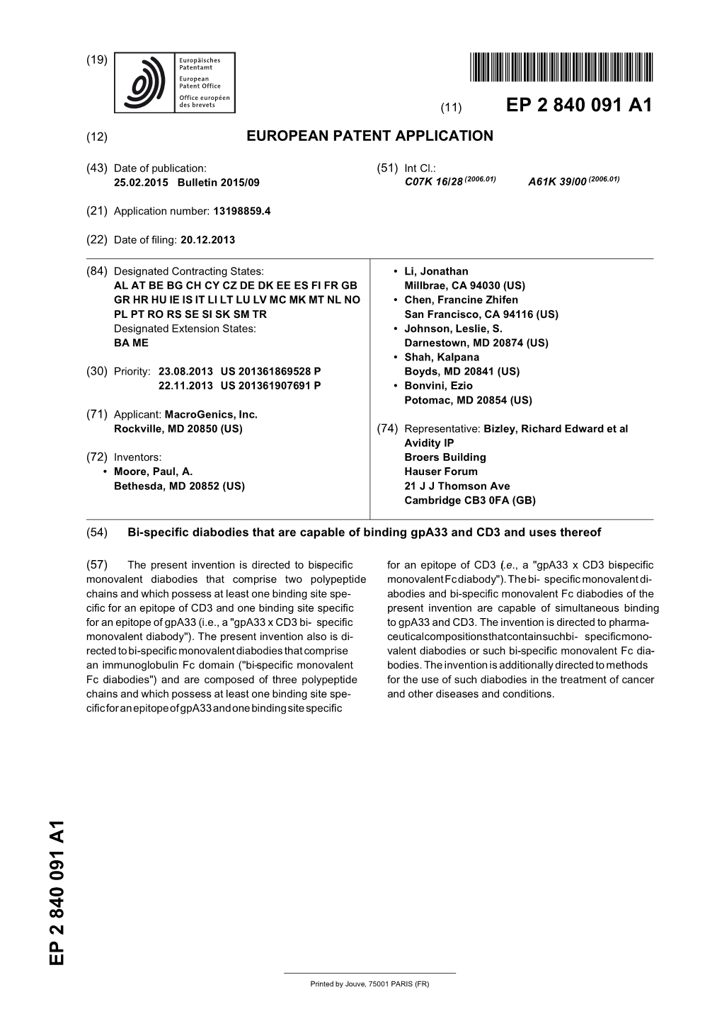 Bi-Specific Diabodies That Are Capable of Binding Gpa33 and CD3 and Uses Thereof