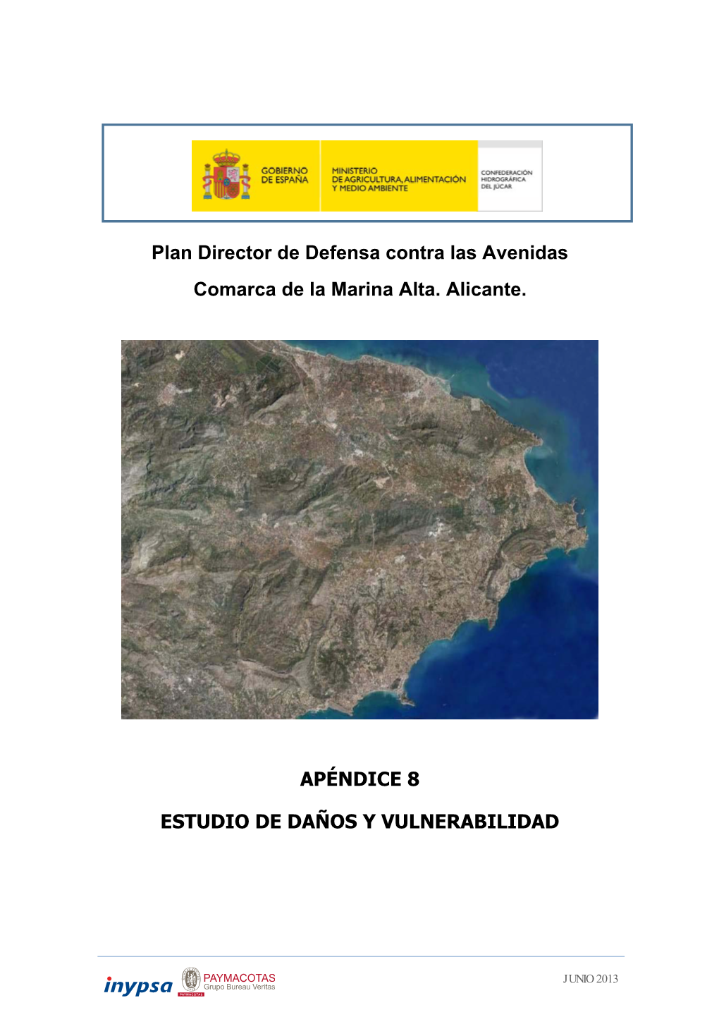 Plan Director De Defensa Contra Las Avenidas Comarca De La Marina Alta