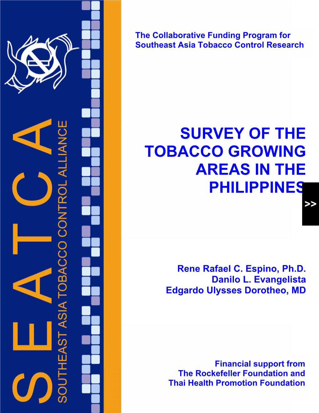 Survey of the Tobacco Growing Areas in the Philippines