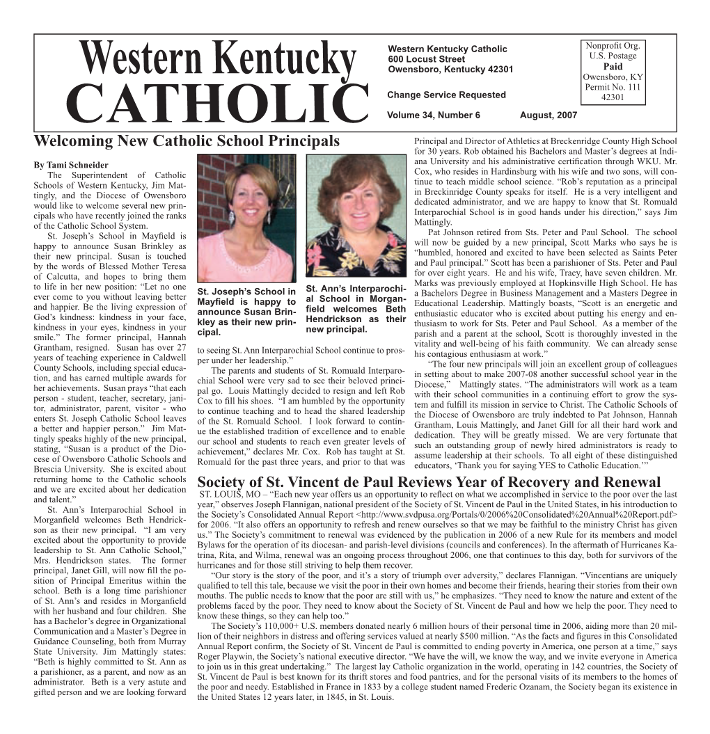 The Western Kentucky Catholic