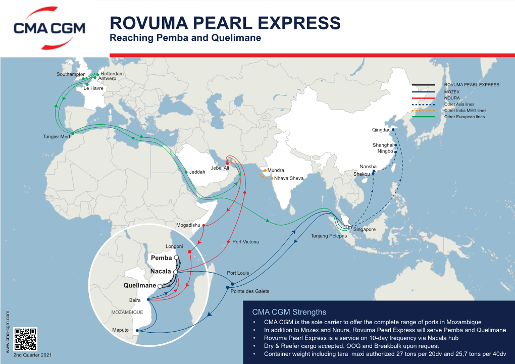 ROVUMA PEARL EXPRESS Reaching Pemba and Quelimane