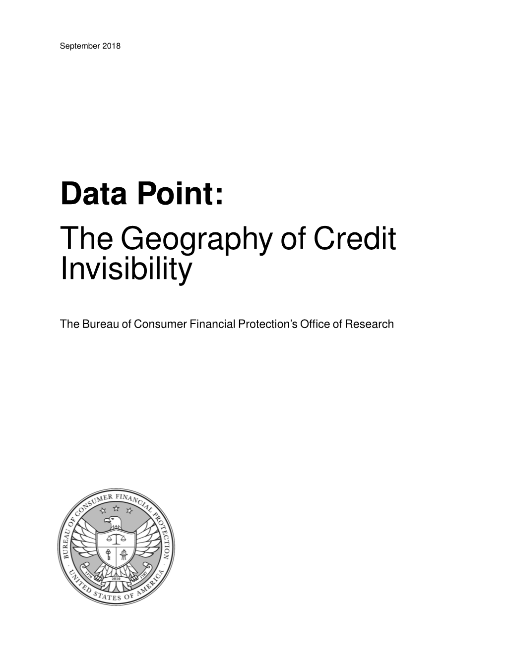 Data Point: the Geography of Credit Invisibility