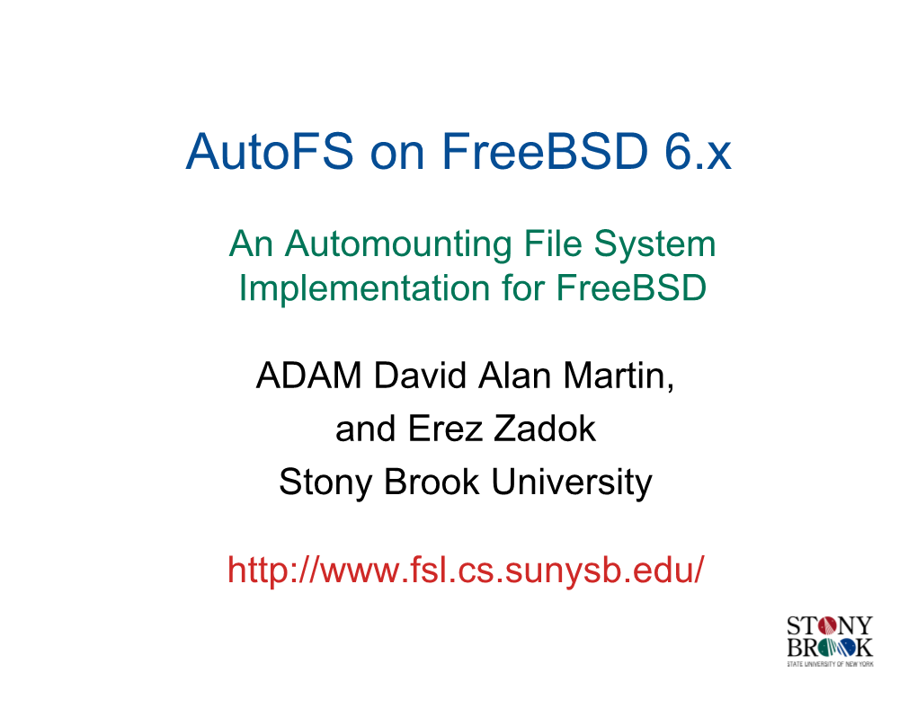 Autofs on Freebsd 6.X