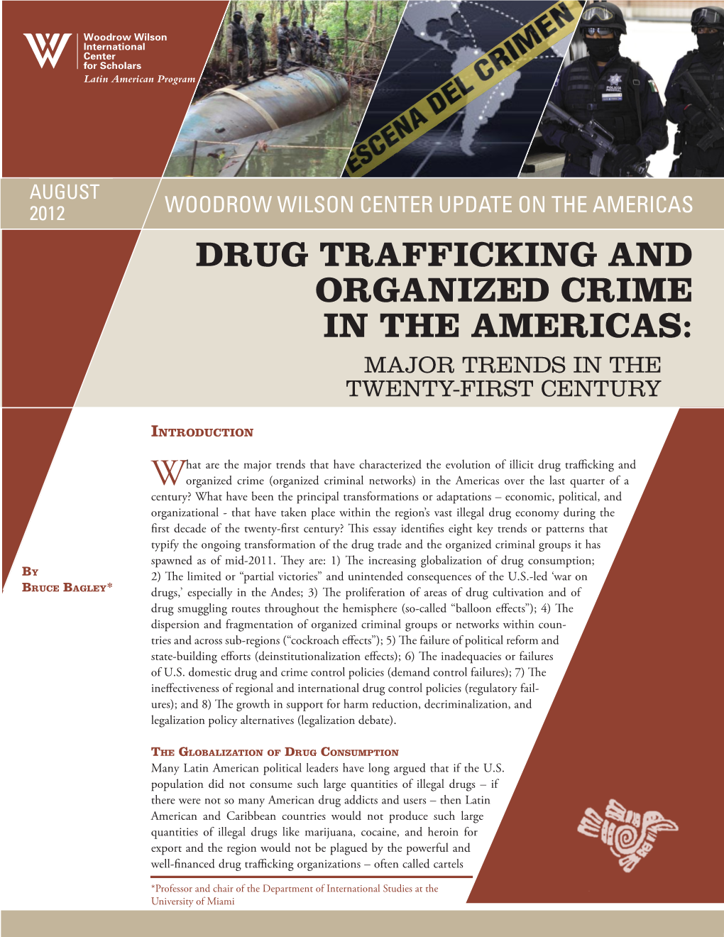 Drug Trafficking and Organized Crime in the Americas: Major Trends in the Twenty-First Century