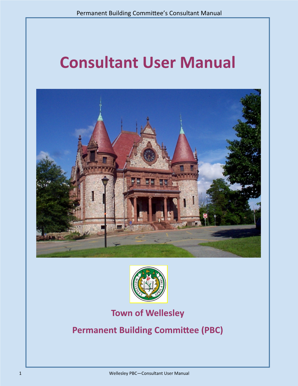 PBC Consultant User Manual