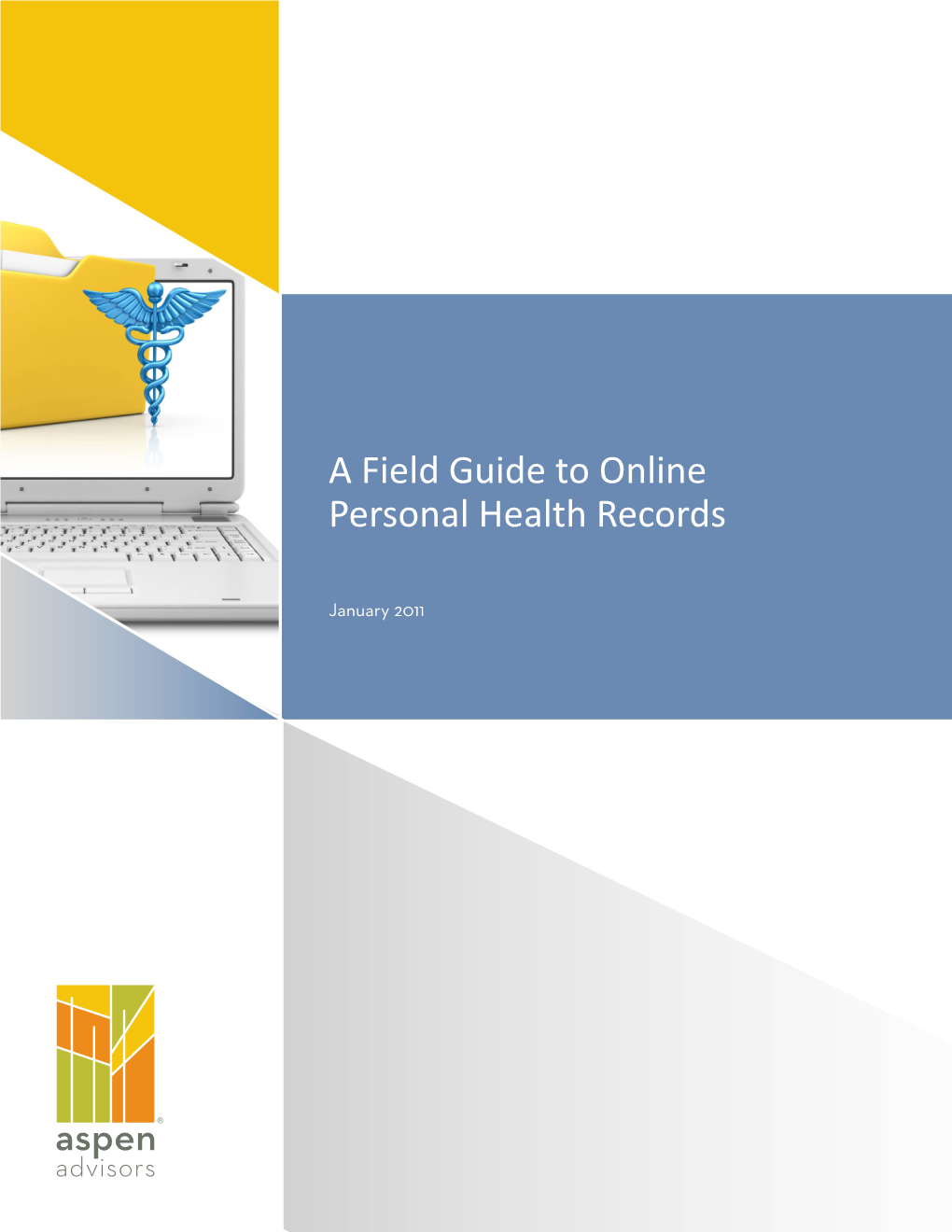 A Field Guide to Online Personal Health Records