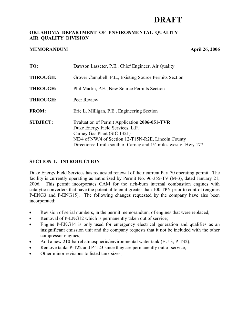 Oklahoma Department of Environmental Quality s26