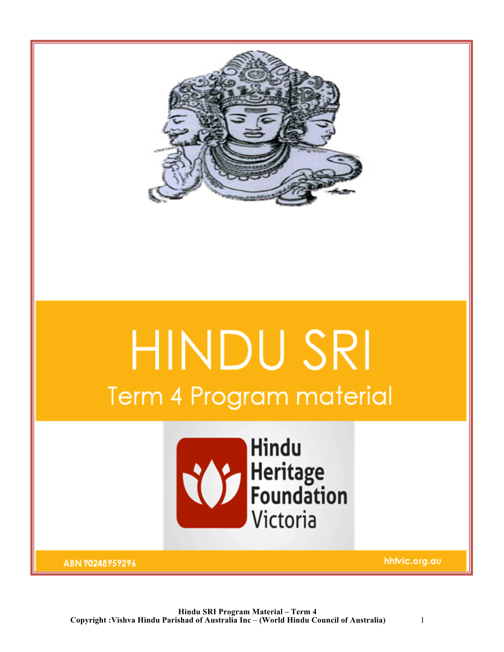 Term 4 Hindu SRI P Material
