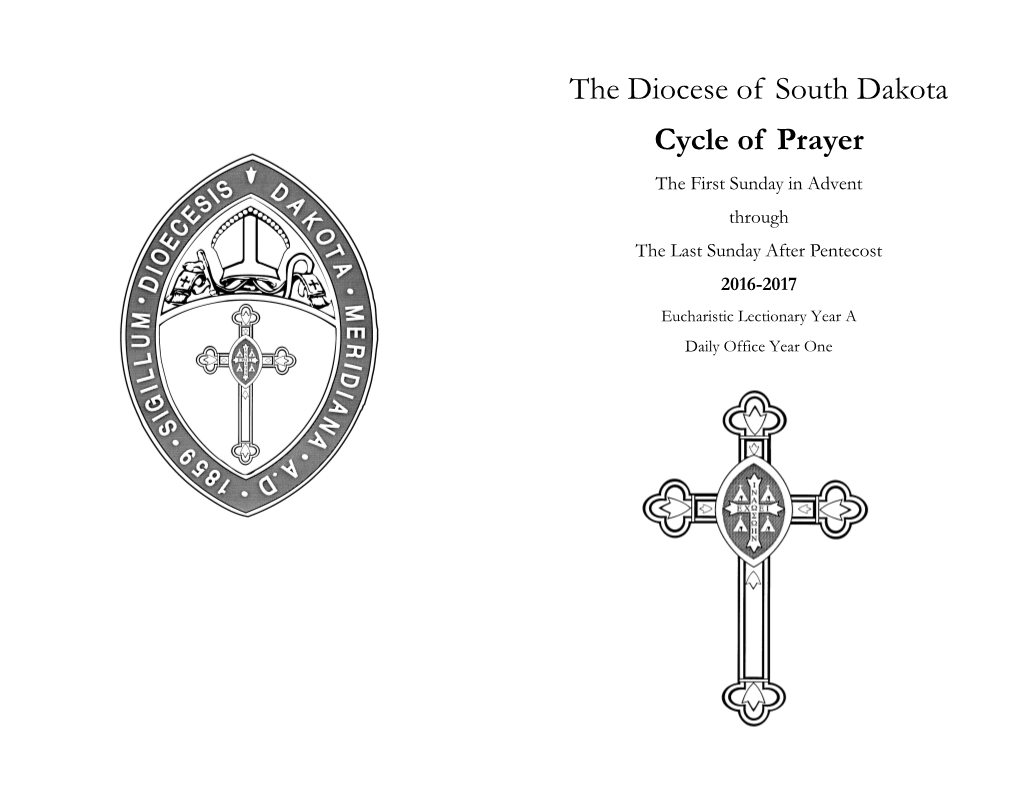 The Diocese of South Dakota Cycle of Prayer