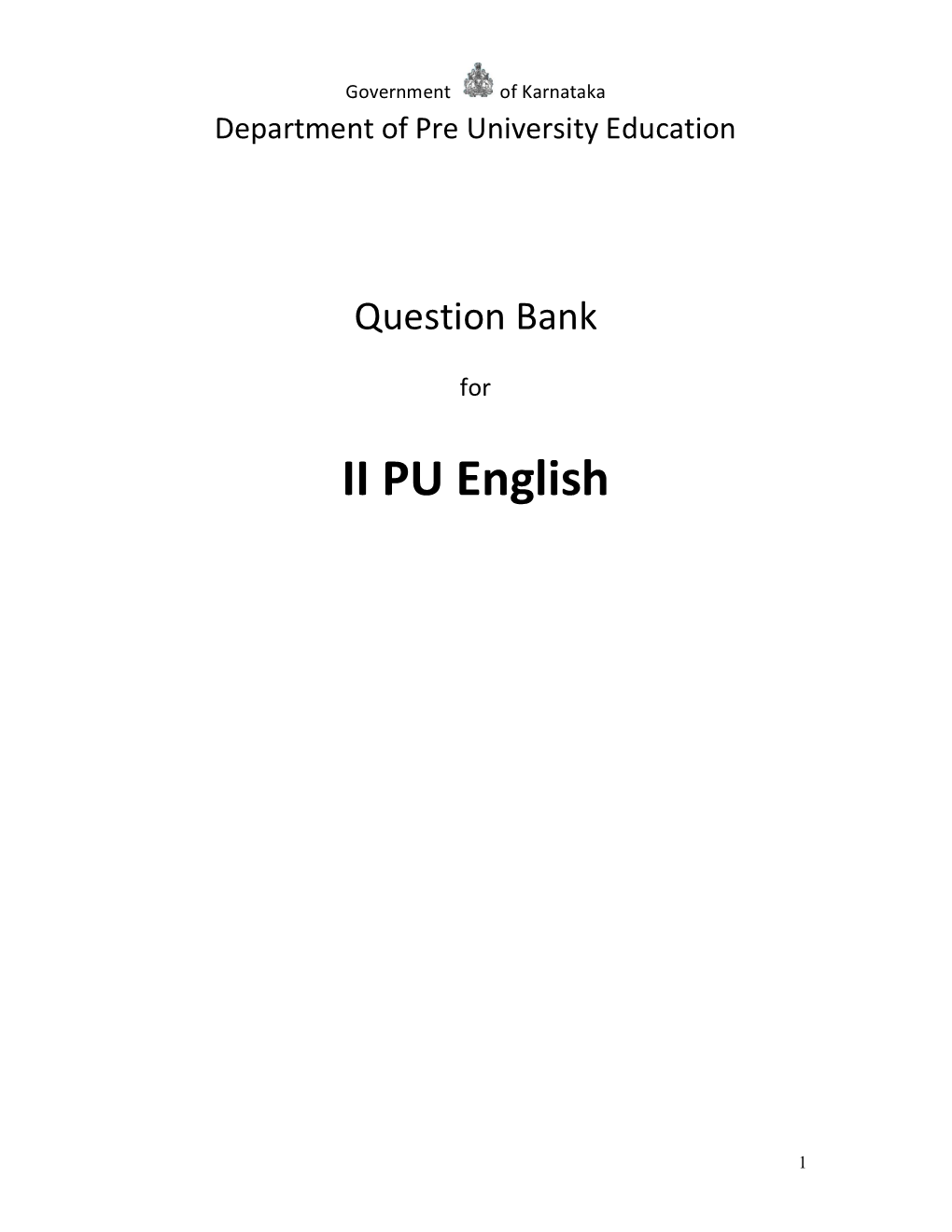 II PU English