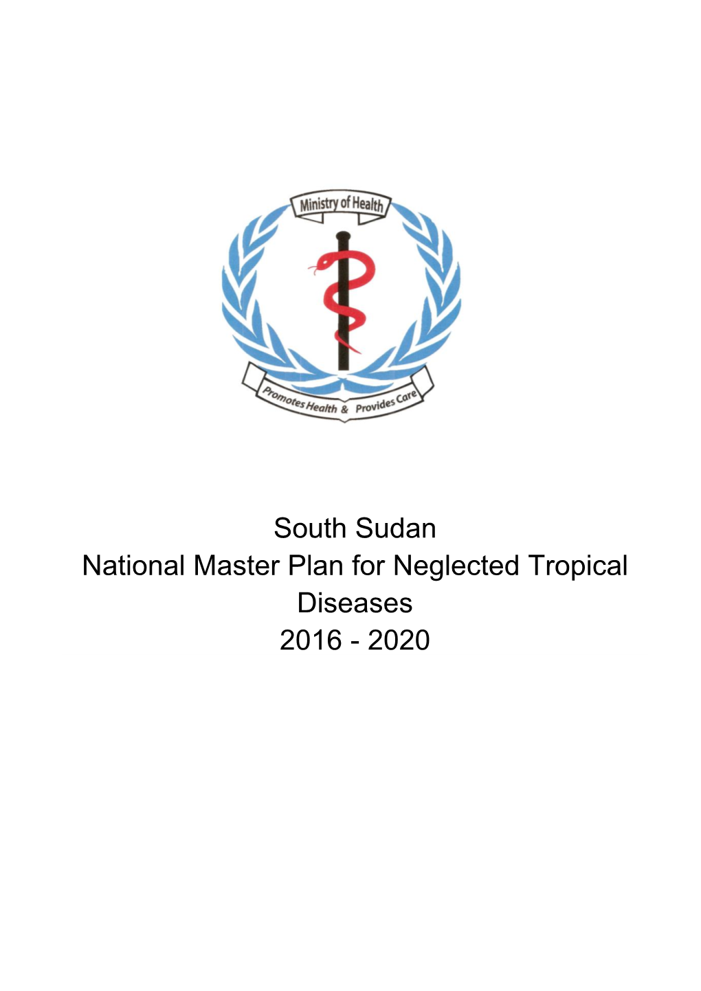 South Sudan National Master Plan for Neglected Tropical Diseases