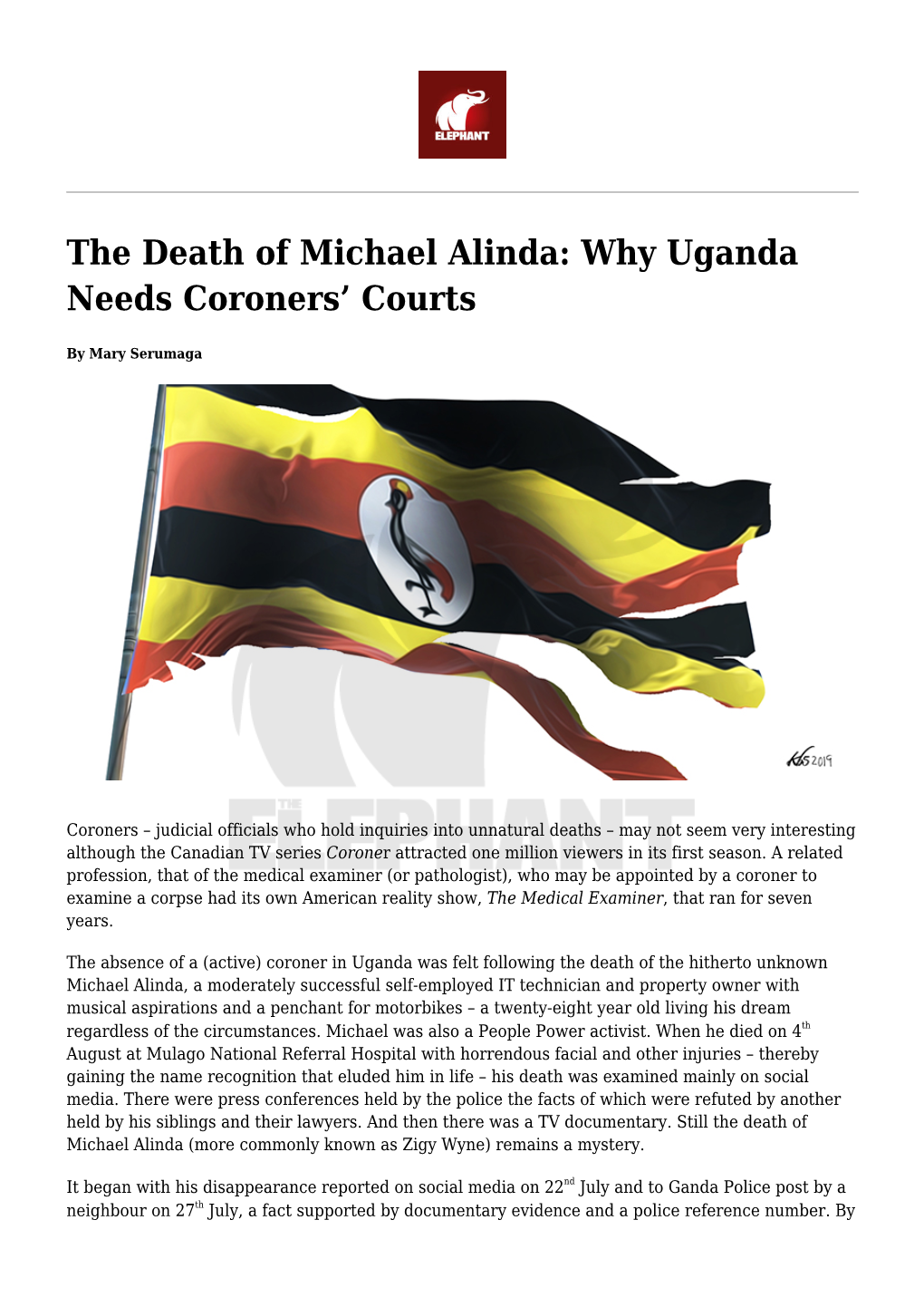 A Memoir of the Bush War and the Press in Uganda Provides an Insider’S View of the Ugandan Leader and His Movement